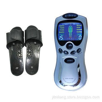 Multifunction Digital Therapy Pulse Massager with Slippers